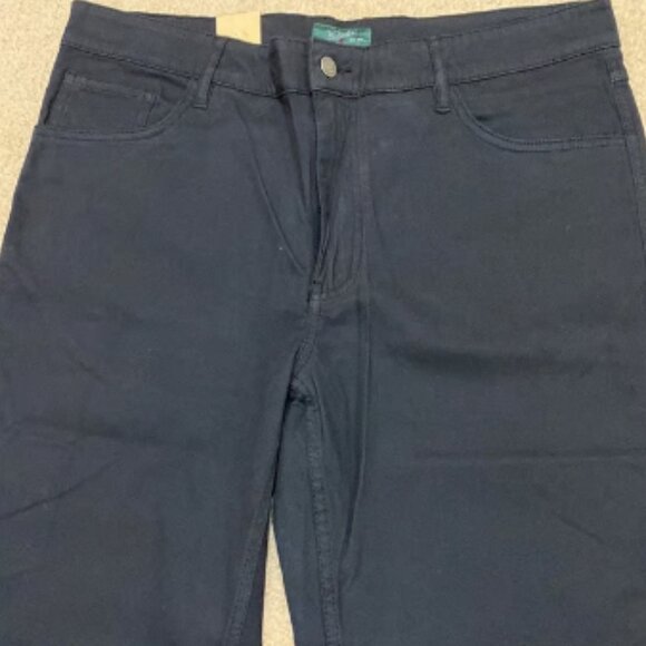 WOOLRICH Men's Straight Fit Stretch 5-Pocket BLACK Pants Size 34x30 - Picture 2 of 9